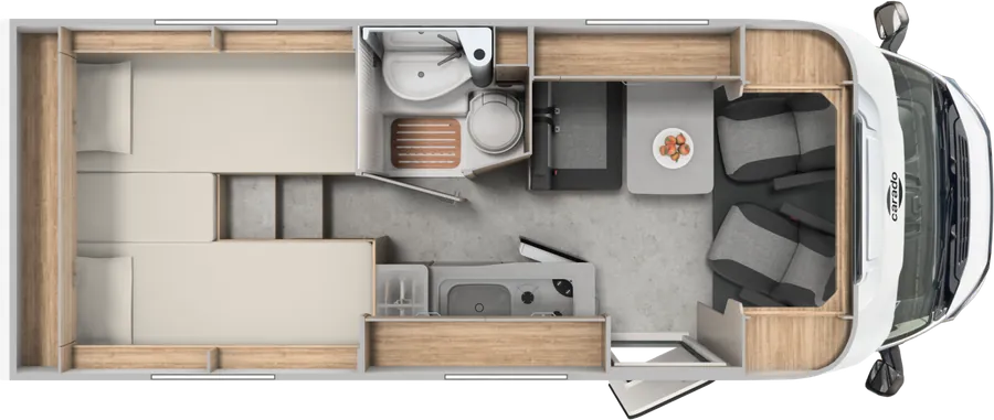 Carado V337 layout